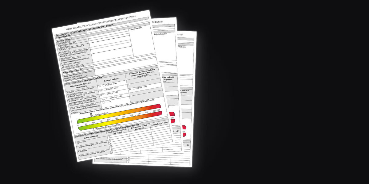 Tło bohatera: certyfikaty energetyczne